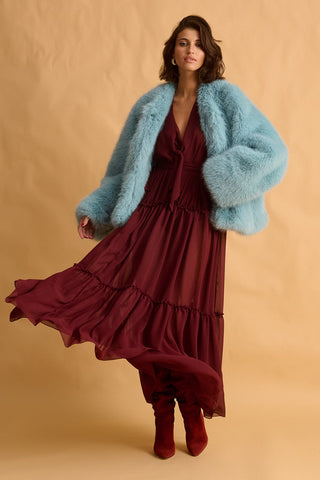 karavan clothing fashion fall winter 25 homecoming krvn collection joanna dress bordeaux