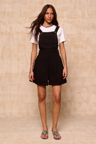 karavan clothing fashion spring summer 26 nai collection jolin mini dungarees black