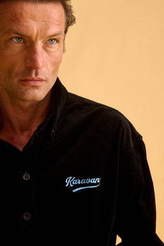 karavan clothing fashion fall winter 25 homecoming men collection jonathan shirt black