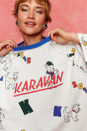 karavan fall winter 26' collection maira longsleeve logos white