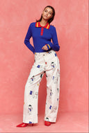 karavan fall winter 26' collection juniper trousers white