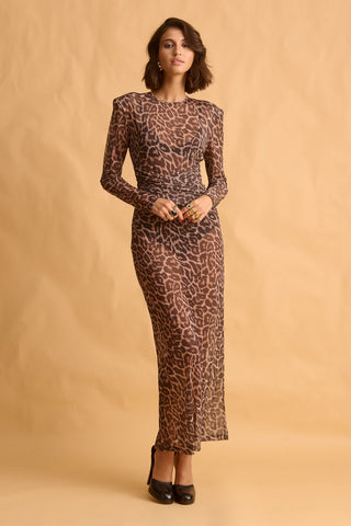 karavan clothing fashion fall winter 25 homecoming collection vicky dress leopard
