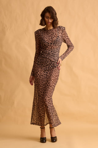 karavan clothing fashion fall winter 25 homecoming collection vicky dress leopard