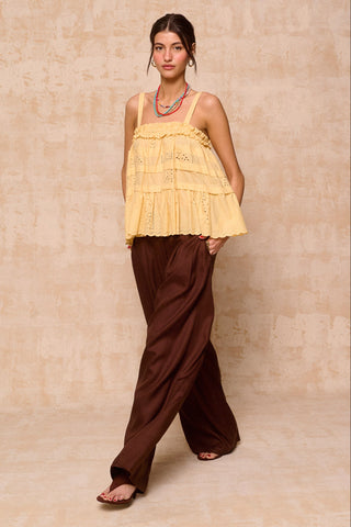 karavan clothing fashion krvn spring summer 26 nai collection kathia trousers brown