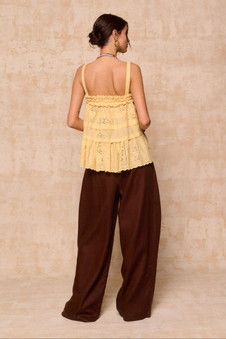 karavan clothing fashion krvn spring summer 26 nai collection naomi top golden yellow