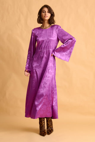 karavan clothing fashion fall winter 25 krvn homecoming collection katia dress magenta