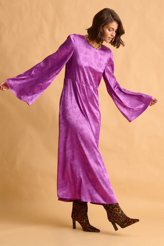 karavan clothing fashion fall winter 25 krvn homecoming collection katia dress magenta