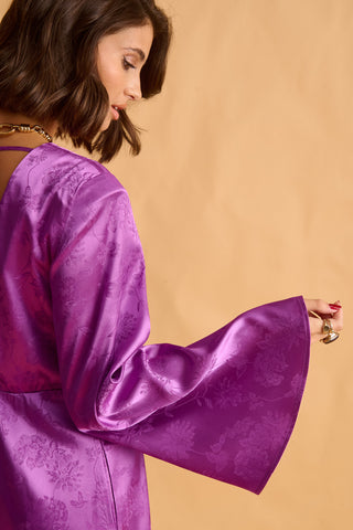 karavan clothing fashion fall winter 25 krvn homecoming collection katia dress magenta