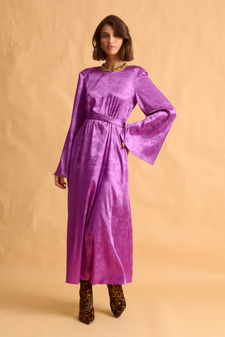 karavan clothing fashion fall winter 25 krvn homecoming collection katia dress magenta