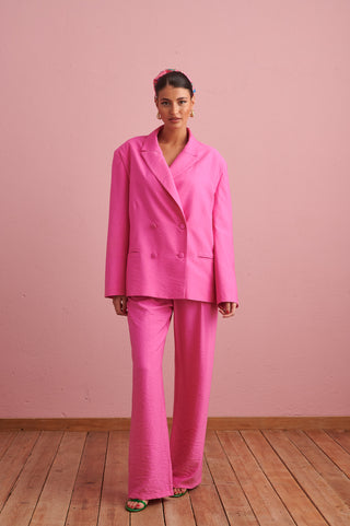 karavan clothing fashion spring summer 24 collection keegan blazer pink