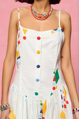 karavan clothing fashion spring summer 26 nai collection kimmy dress lighthouse white