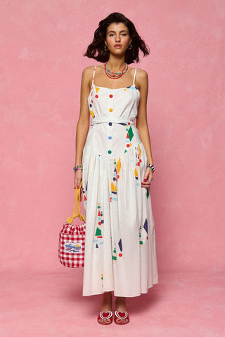 karavan clothing fashion spring summer 26 nai collection kimmy dress lighthouse white