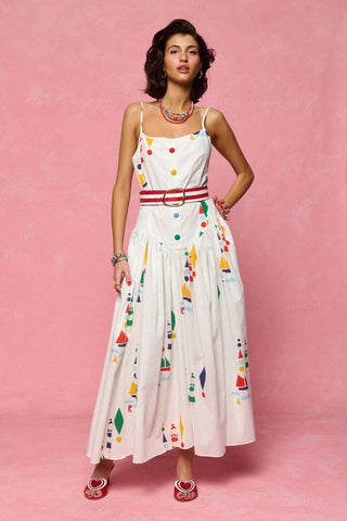 karavan clothing fashion spring summer 26 nai collection kimmy dress lighthouse white