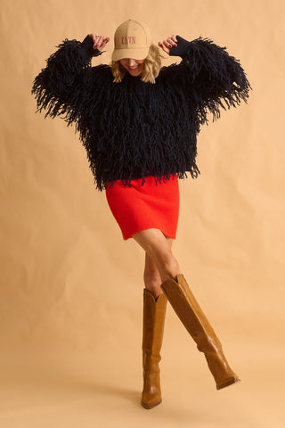 karavan clothing fashion fall winter 25 homecoming krvn collection kristin knitted cardigan blue