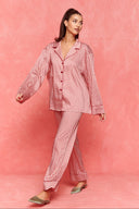 karavan fall winter 26' collection lulu shirt ivory red