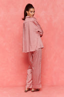 karavan fall winter 26' collection lulu shirt ivory red