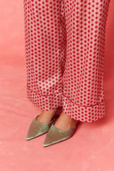 karavan fall winter 26' collection leila pants ivory red