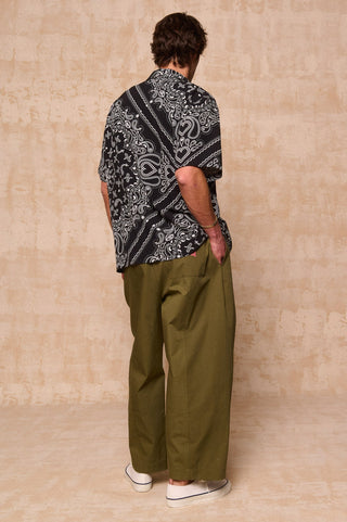 karavan clothing fashion spring summer 26 men nai collection dustin shirt bandana black