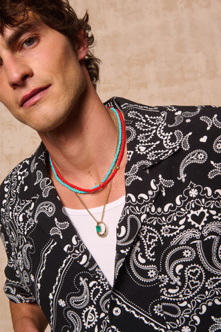 karavan clothing fashion spring summer 26 men nai collection dustin shirt bandana black