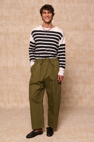 karavan clothing fashion spring summer 26 men nai collection marcello knitted sweater black stripes