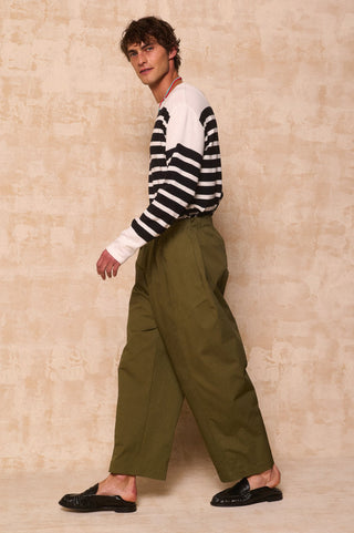 karavan clothing fashion spring summer 26 men nai collection marcello knitted sweater black stripes