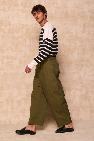 karavan clothing fashion spring summer 26 men nai collection leonardo trousers khaki