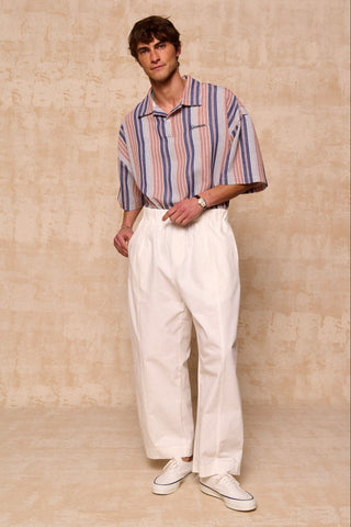 karavan clothing fashion spring summer 26 men nai collection adam polo blue stripes
