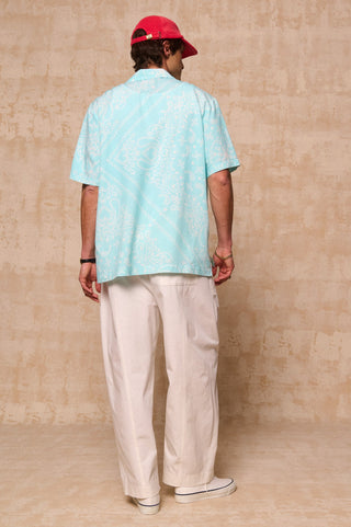 karavan clothing fashion spring summer 26 men nai collection dustin shirt bandana light blue