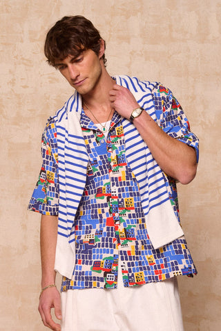 karavan clothing fashion spring summer 26 men nai collection marlon shirt island blue