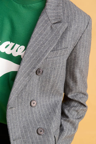 karavan clothing fashion fall winter 25 homecoming men collection benjamin blazer striped grey