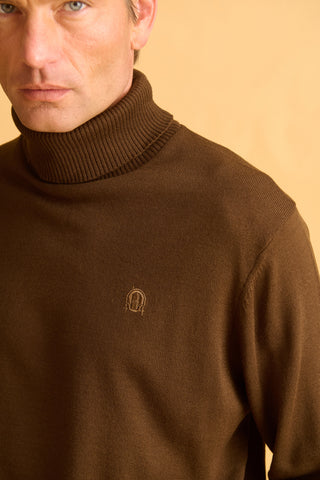 karavan clothing fashion fall winter 25 homecoming men collection emilio knitted sweater brown