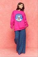 karavan fall winter 26' collection sabrina crewneck sweater magenta
