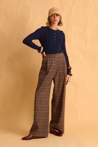 karavan clothing fashion fall winter 25 homecoming krvn collection rory knitted top blue