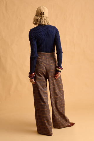 karavan clothing fashion fall winter 25 homecoming krvn collection rory knitted top blue