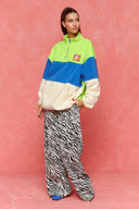karavan fall winter 26' collection darcy sweater lime ivory blue
