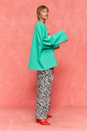 karavan fall winter 26' collection fabia sweater mint green