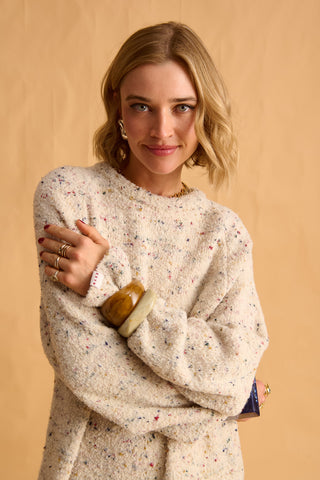 karavan clothing fashion fall winter 25 homecoming collection lorena knitted dress ivory