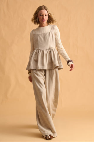 karavan clothing fashion fall winter 25 homecoming krvn collection leni top beige