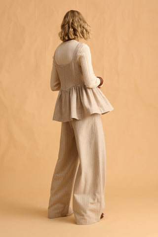 karavan clothing fashion fall winter 25 homecoming krvn collection leni top beige