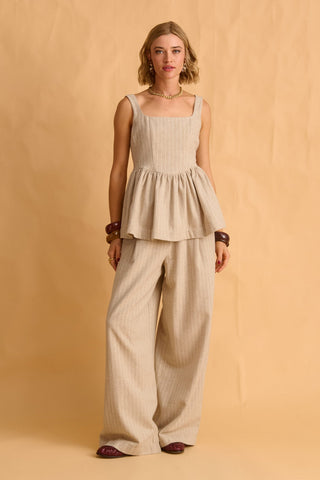 karavan clothing fashion fall winter 25 homecoming krvn collection leni top beige