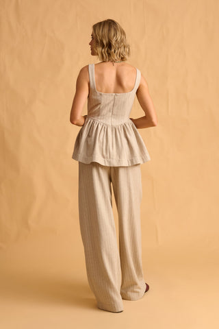 karavan clothing fashion fall winter 25 homecoming krvn collection leni top beige