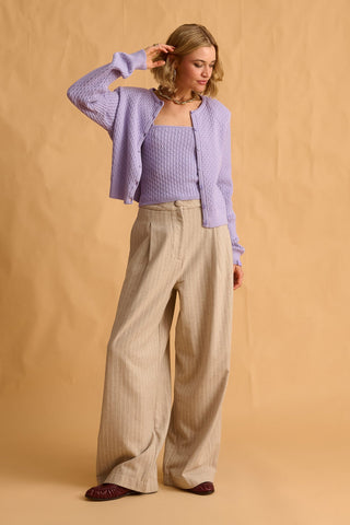 karavan clothing fashion fall winter 25 krvn homecoming collection odina knitted top lilac