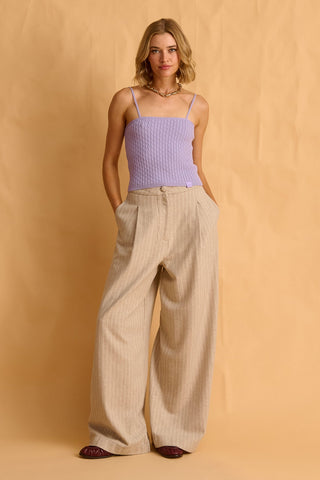 karavan clothing fashion fall winter 25 krvn homecoming collection odina knitted top lilac