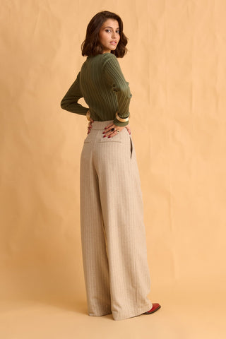 karavan clothing fashion fall winter 25 homecoming krvn collection lotee trousers beige