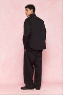 karavan men fall winter 26' collection dylan shirt black