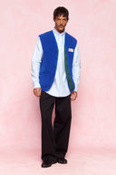 karavan men fall winter 26' collection marcus vest blue 