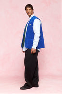 karavan men fall winter 26' collection marcus vest blue 