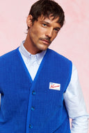 karavan men fall winter 26' collection marcus vest blue 