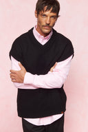 karavan men fall winter 26' collection jonathan knitted vest black