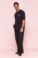 karavan men fall winter 26' collection nickolas tee black